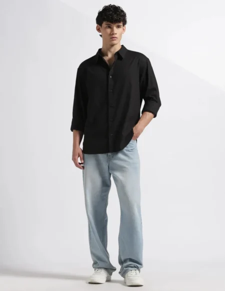 Bel & Cee Relaxed Fit Cotton Shirt