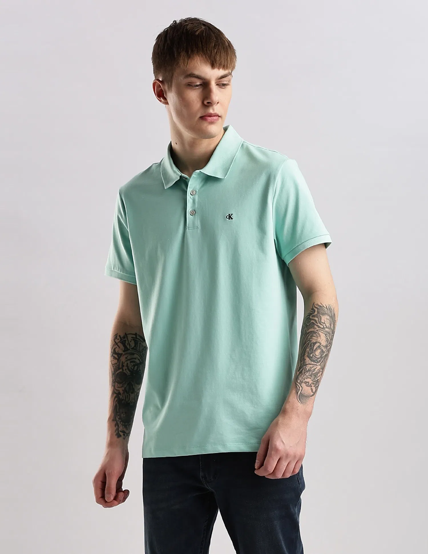 Bel & Cee Fit Cotton Polo Shirt - Image 3